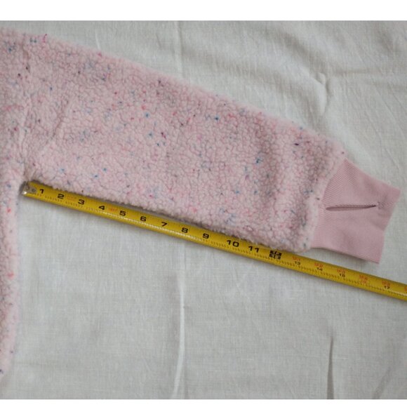 New All in Motion Girls Pink Long-Sleeve with Thumb Hole Crew-Neck Sweatshirt L - Picture 7 of 7